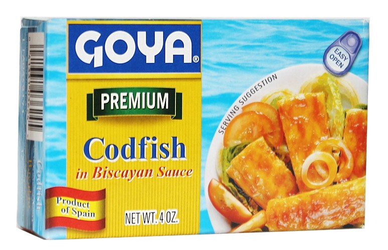Goya Codfish  Bacalao in Biscayan Sauce 4 Oz